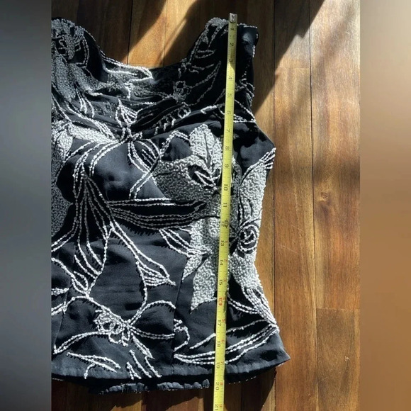 Sean Collection beaded silk top - Picture 7 of 9